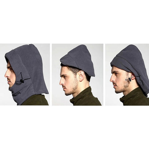 Winter Fleece Men Thermal Head Cover Sports Scarf Ski Caps Face Mask Neck Warmer Beanies Hats