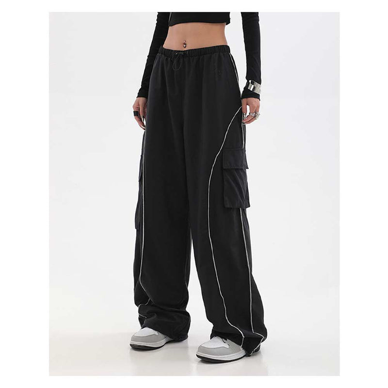 Y2K Pants  Autumn/Winter Spliced Casual Trousers Outdoor Sport Sweatpants Streetwear