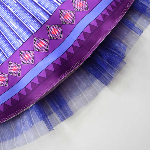 SeeCosplay Wish Movie Asha Kids Children Purple Dress Party for Carnival Halloween Cosplay Costume