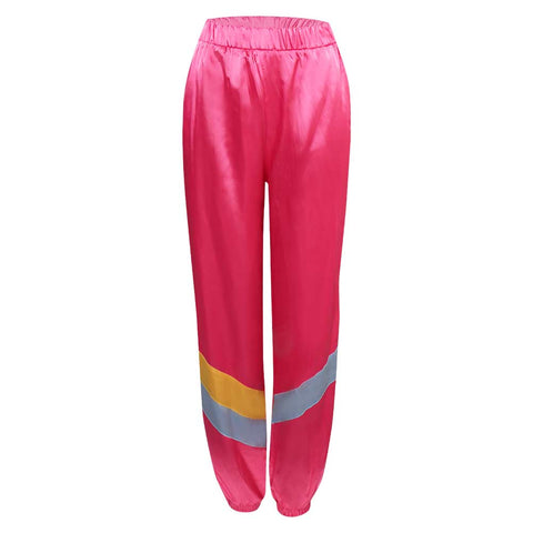 Women 80s Costume 80s 90s Legging Cosplay Costume Women Sportwear Jacket Pants  Headband Outfits Halloween Carnival Suit 2 Piece Windbreaker Outfits