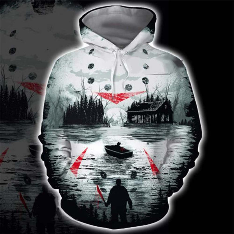 Friday the 13th JasonVoorhees 3D Printed Hoodie Sweatshirt Men/Women Casual Streetwear Pullover