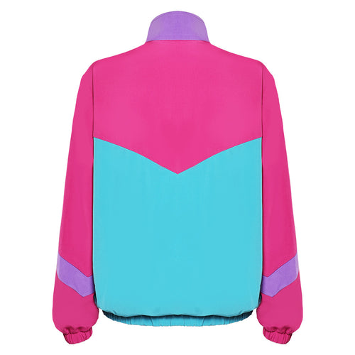women Cosplay Costume Outfits Halloween Carnival Suit 80s jacket