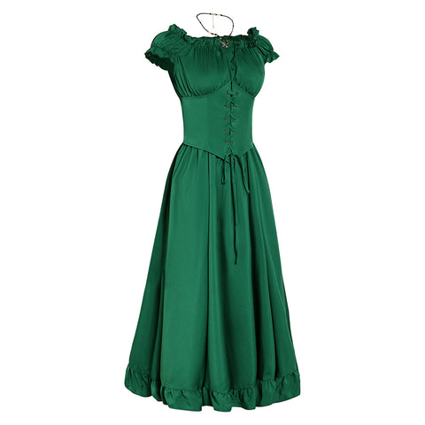 women Renaissance Cosplay Costume Outfits Halloween Carnival Suit dress