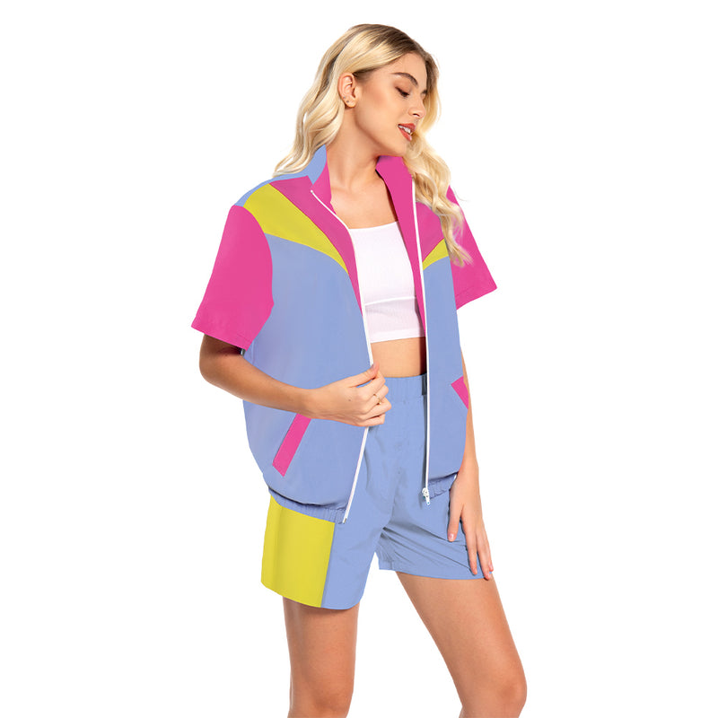 Women's 2 Piece Outfits 80s 90s Track Suits Set women jogging suits 2 piece set Cosplay Costume Outfits Halloween Carnival Suit