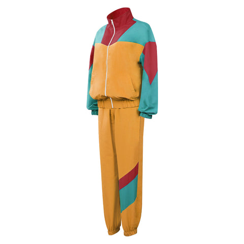 women tracksuit 80s Cosplay Costume Outfits Halloween Carnival Suit