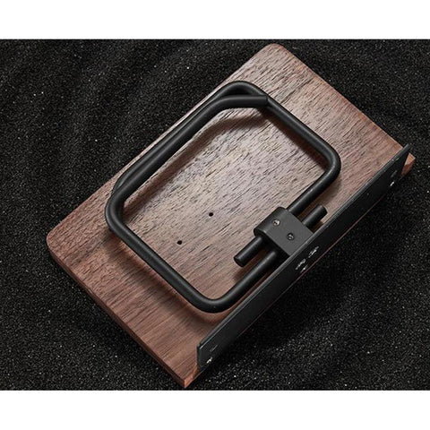 Wooden paper roll paper rack and toilet paper bracket single wall hanging natural wood hole is not necessary for simple installation