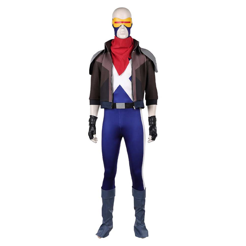 X-Men Scott Summers Cosplay Costume For Adult Man Female Halloween Costume