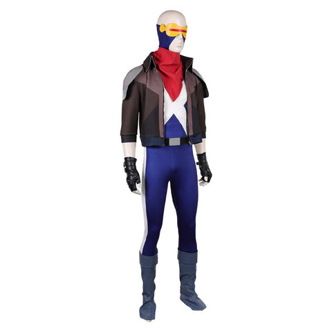 X-Men Scott Summers Cosplay Costume For Adult Man Female Halloween Costume