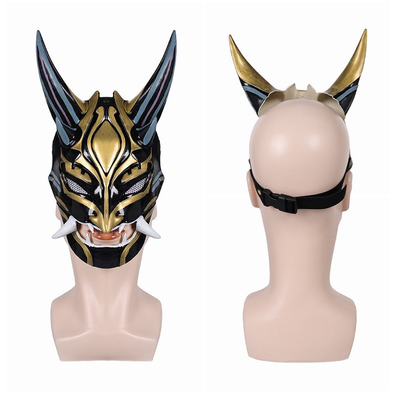 xiao Genshin Impact mask cos Helmet Masquerade Halloween Party Costume Props