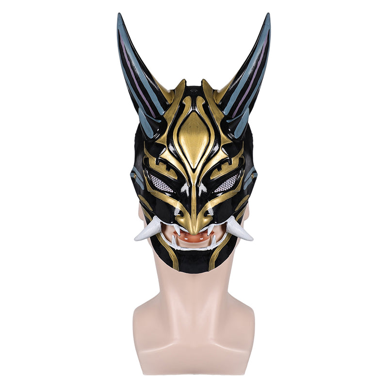 xiao Genshin Impact mask cos Helmet Masquerade Halloween Party Costume Props