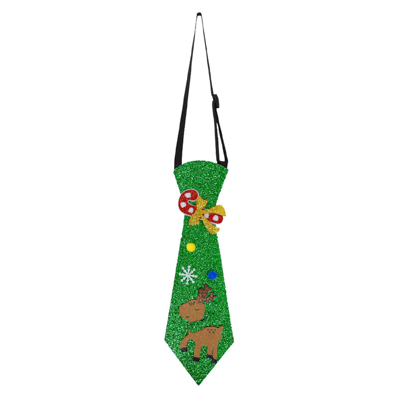 Xmas Santa Claus Christmas Necktie Ties for Adult Women Mens Shirt Christmas Party Gifts