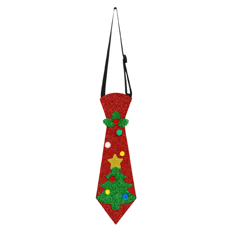 Xmas Santa Claus Christmas Necktie Ties for Adult Women Mens Shirt Christmas Party Gifts