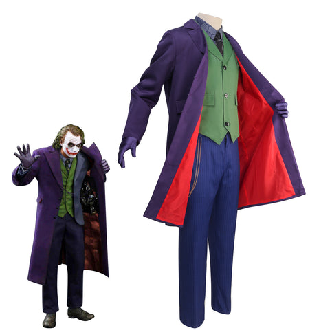 Custom Made The Dark Knight - Joker Cosplay Coat Halloween Costume Cosplay