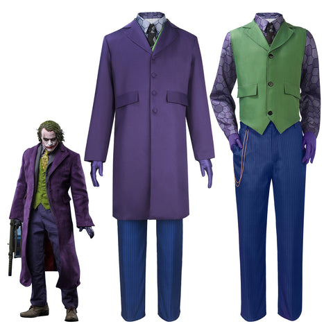 SeeCosplay Custom Made The Dark Knight - Joker Cosplay Coat Halloween Costume Cosplay