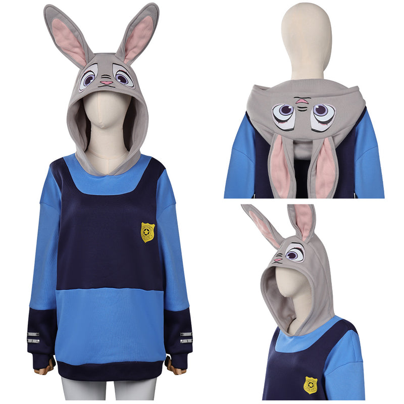 Zootopia Judy Original Cosplay Costume Hoodies Coat Halloween Carnival Party Suit