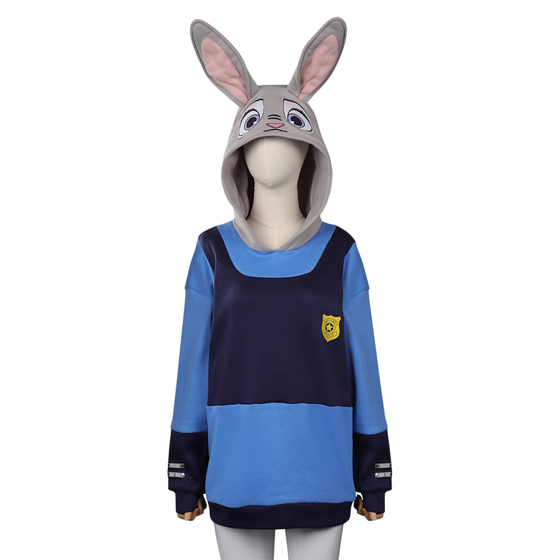 Zootopia Judy Original Cosplay Costume Hoodies Coat Halloween Carnival Party Suit