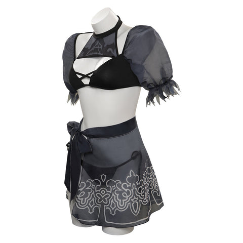 SeeCosplay NieR:Automata YoRHa No.2 Sexy Bikini Swimsuit Outfits Halloween Carnival for Suit