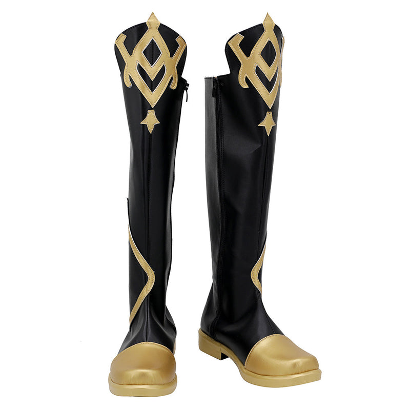 SeeCosplay Genshin Impact Traveler Boots Halloween Costumes Accessory Cosplay Shoes