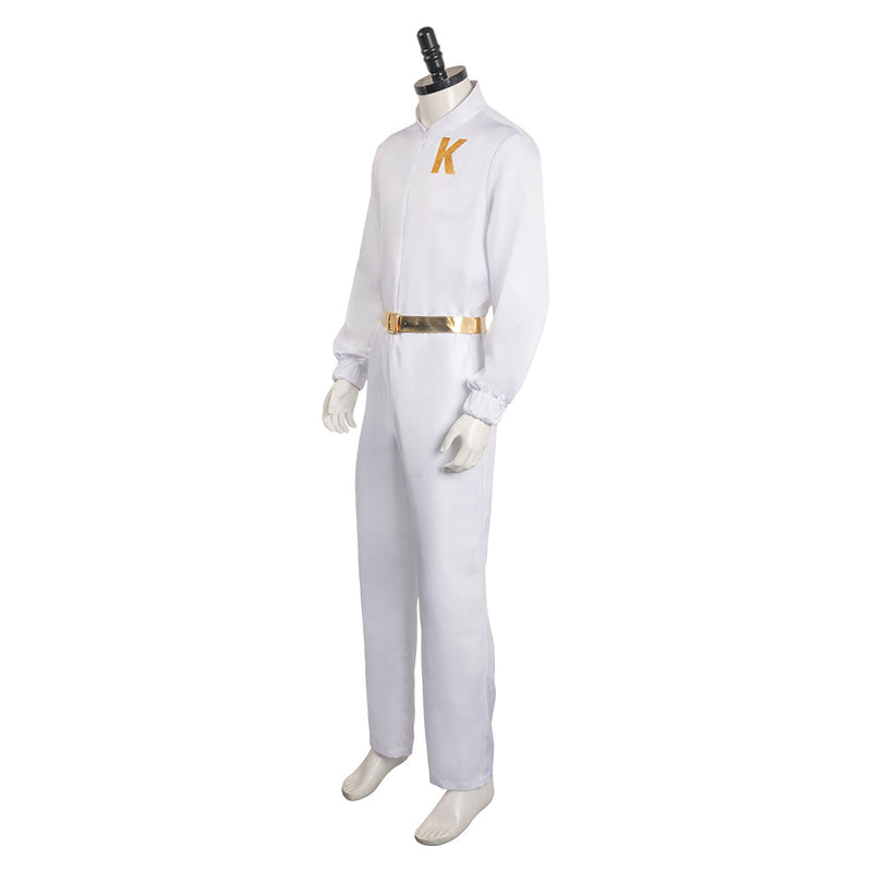 SeeCosplay 2023 Movie Ken White Dancing Suit for Halloween Carnival Cosplay Costume