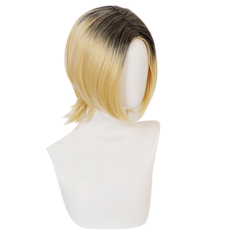 SeeCosplay Anime Kenma Kozume Short Yellow Hair Carnival Halloween Party Cosplay Wig