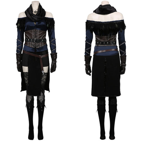 SeeCosplay The Witcher 3: Wild Hunt Yennefer Top Skirt Outfits Costume for Halloween Carnival Suit Cosplay Costume