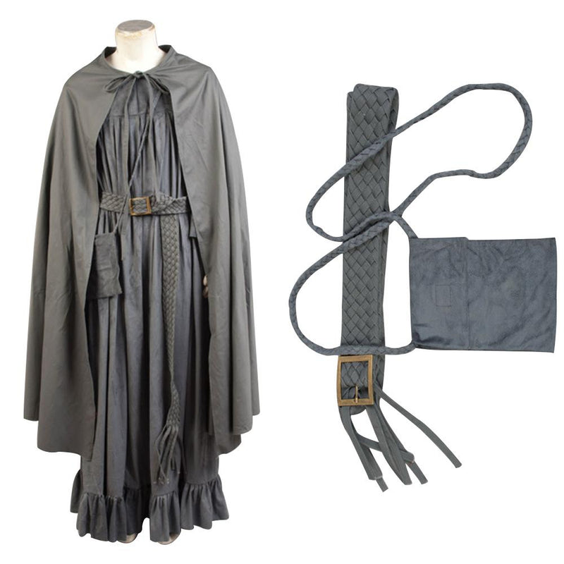 [All Sizes In Stock] The Lord Of The Rings:Costume Grey Cape Carnival Halloween Cosplay Costume