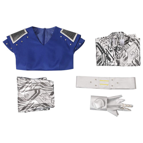 SeeCosplay Adult Zombies 3 Addison Alien Costume Top Skirt Outfits for Halloween Carnival Suit