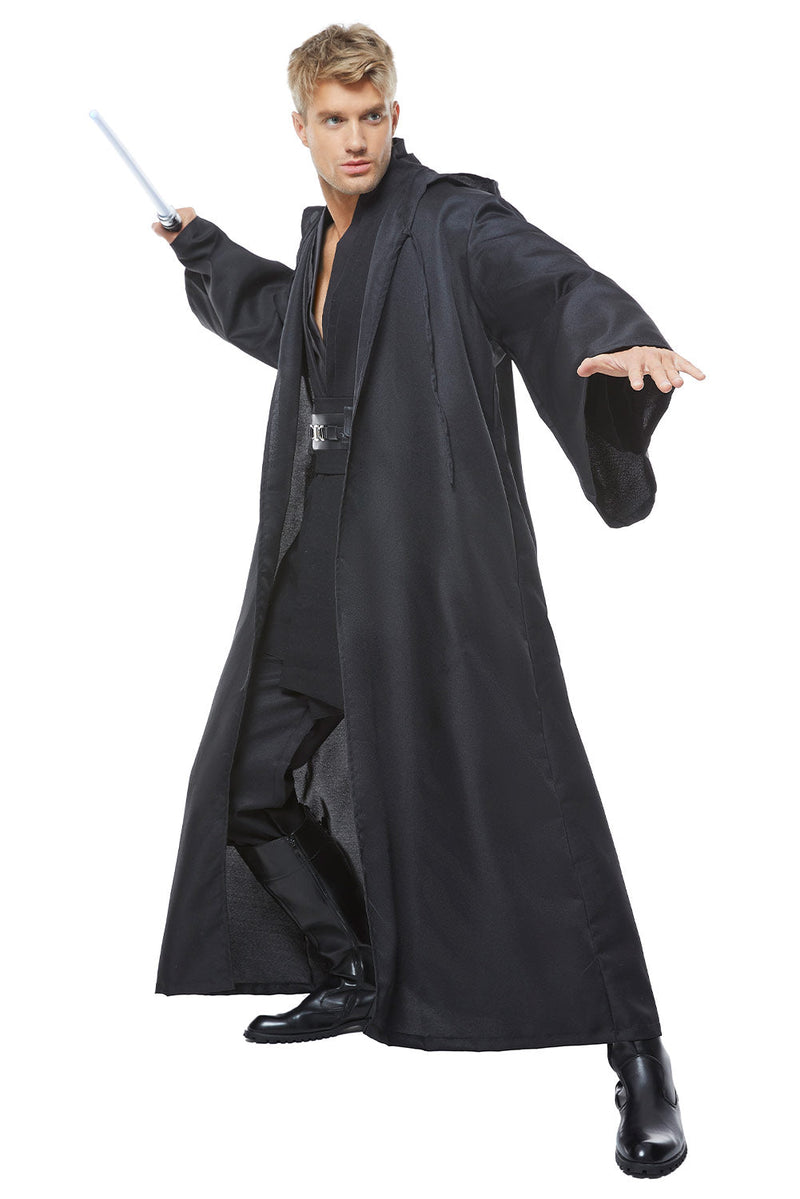 [All Sizes In Stock] Anakin Skywalker Black Suit Cosplay Male Costume Outfit Black Version