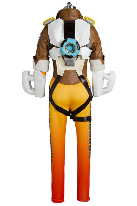 Overwatch OW Tracer Lena Oxton Outfit Kampfanzug Cosplay Kostüm