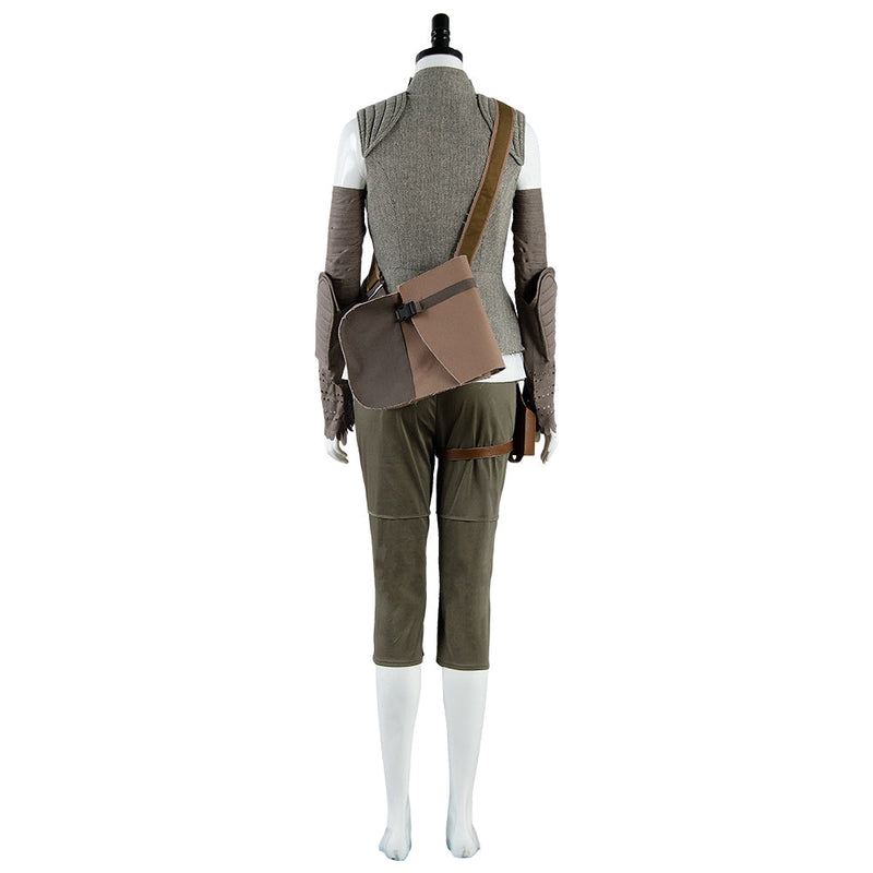 [All Sizes In Stock] The Last Jedi Rey Outfit Costume Halloween Carnival Suit