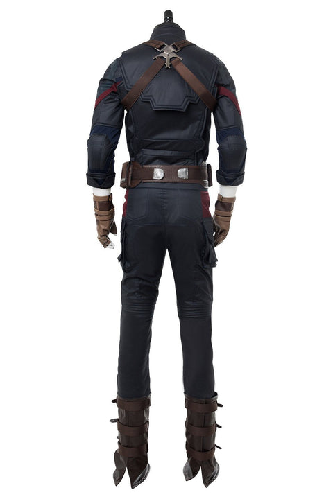 SeeCospaly Avengers 3 : Infinity War Captain America Steven Rogers Costume Uniform Suit Cosplay Costume NEW