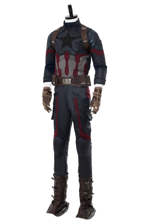 SeeCospaly Avengers 3 : Infinity War Captain America Steven Rogers Costume Uniform Suit Cosplay Costume NEW