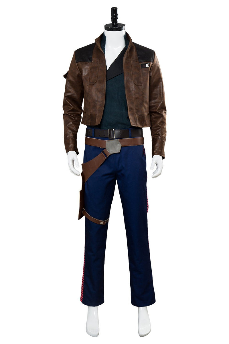 [All Sizes In Stock] Han Solo Outfit Jacket Han Solo Suit Halloween Carnival Costume