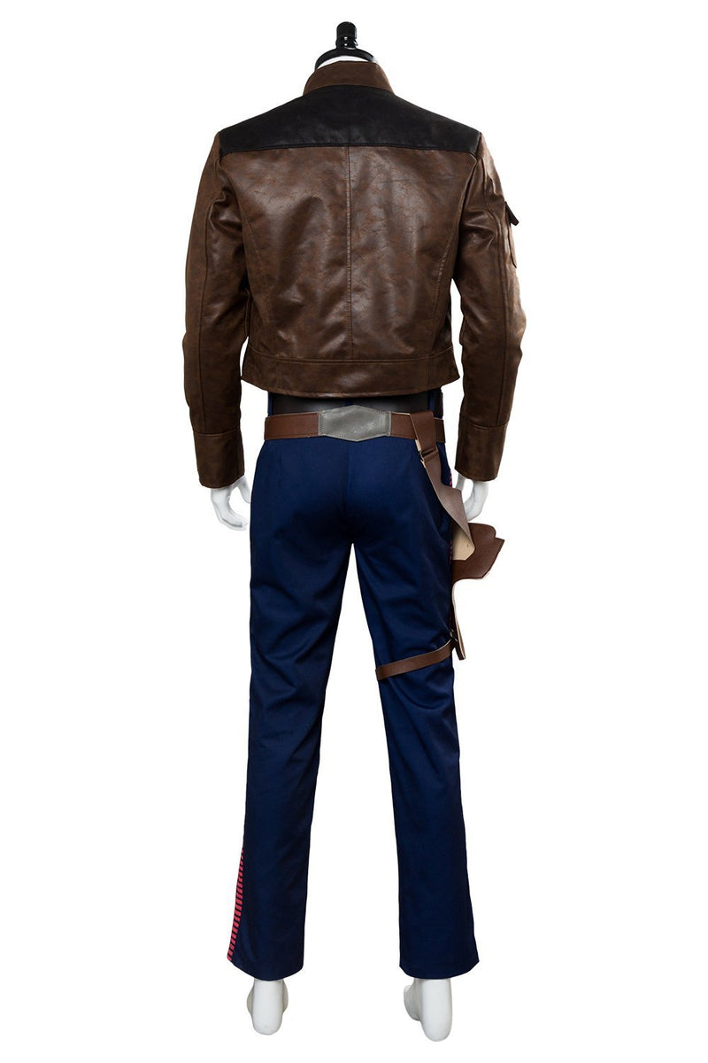 [All Sizes In Stock] Han Solo Outfit Jacket Han Solo Suit Halloween Carnival Costume