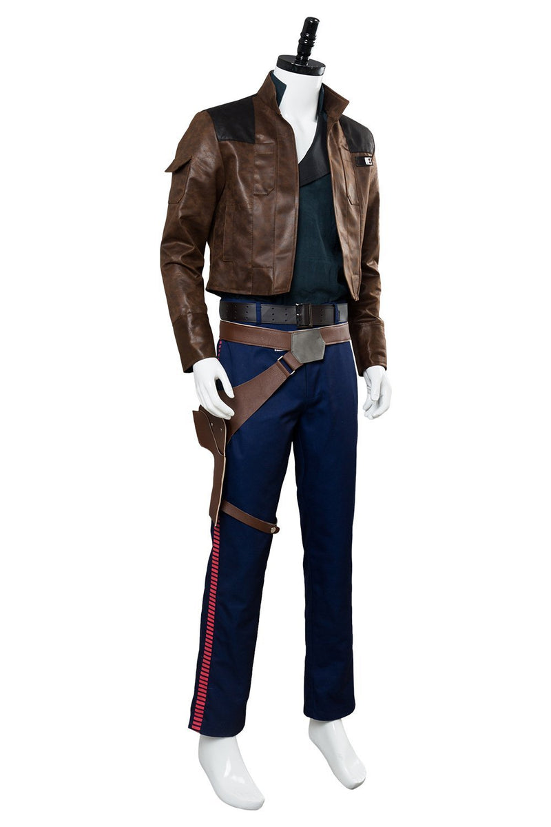 [All Sizes In Stock] Han Solo Outfit Jacket Han Solo Suit Halloween Carnival Costume