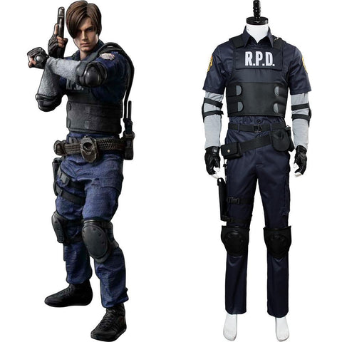 SeeCosplay Video Game Resident Evil 2 Remake Re Leon Scott Kennedy Outfit Cosplay Costume