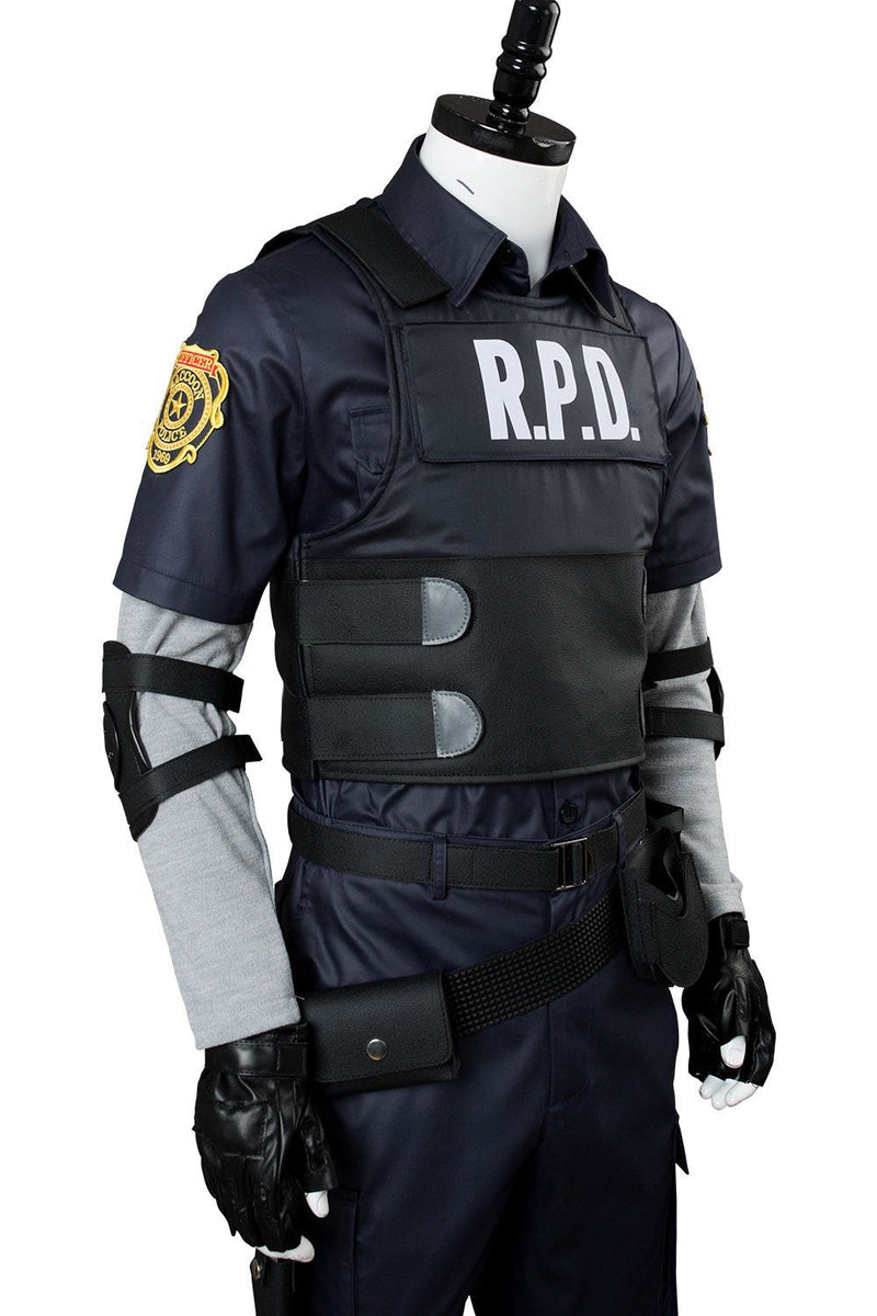 [All Sizes In Stock]  Resident Evil:Costume Re Leon Scott Kennedy Outfit Cosplay Costume