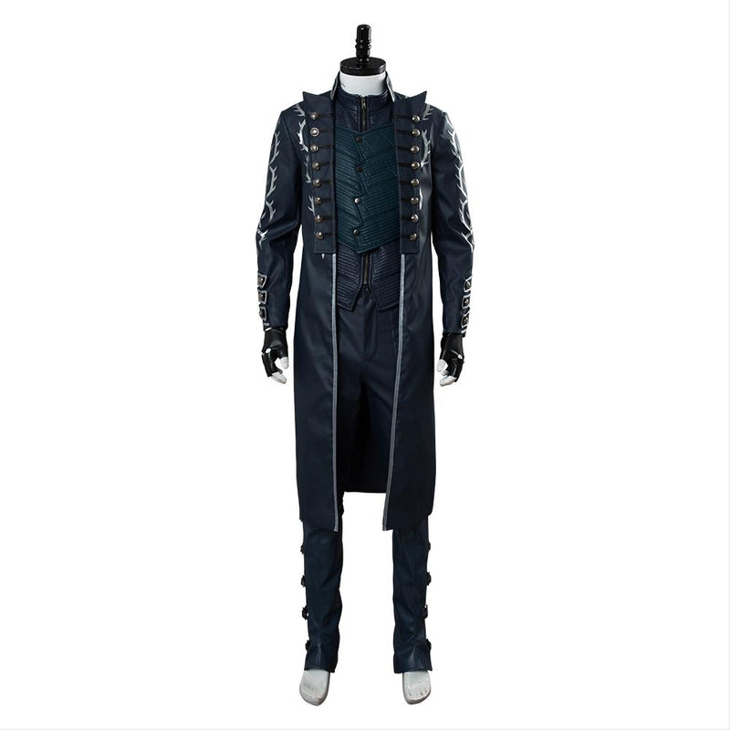 Devil May Cry V Vergil Aged Outfit  Halloween Carnival Suit Cosplay Costume