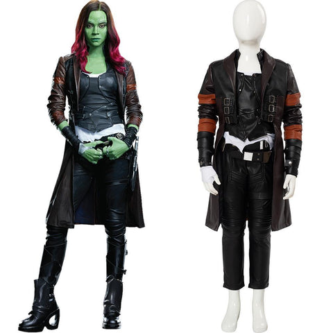Avengers 4 Endgame Gamora Outfit Cosplay Kostüm für Kinder Mädchen
