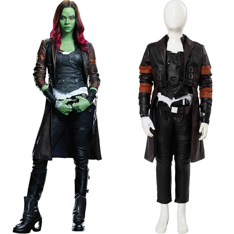 Seecosplay Avengers 4 Endgame Gamora Outfit Cosplay Costume for Kids Girls
