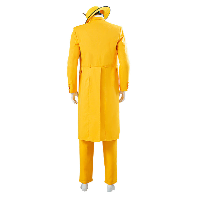 SeeCosplay The Mask Jim Carrey Yellow Suit Men Uniform Outfit Halloween Carnival Costume Cosplay Costume