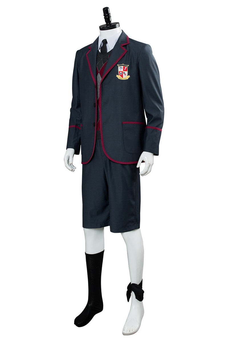 SeeCosplay The Umbrella Academy School Uniform Boys Luther Spaceboy School Outfit Cosplay Costume