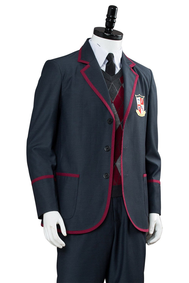 SeeCosplay The Umbrella Academy School Uniform Boys Luther Spaceboy School Outfit Cosplay Costume