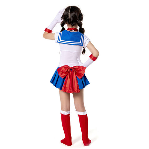 SeeCosplay Sailor Moon Sailor Moon/Tsukino Usagi Kids Children Girls Dress Outfits Cosplay Costume