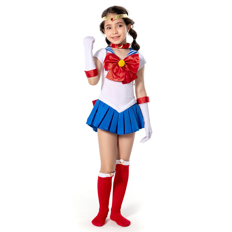SeeCosplay Sailor Moon Sailor Moon/Tsukino Usagi Kinder Kinder Mädchen Kleid Outfits Cosplay Kostüm