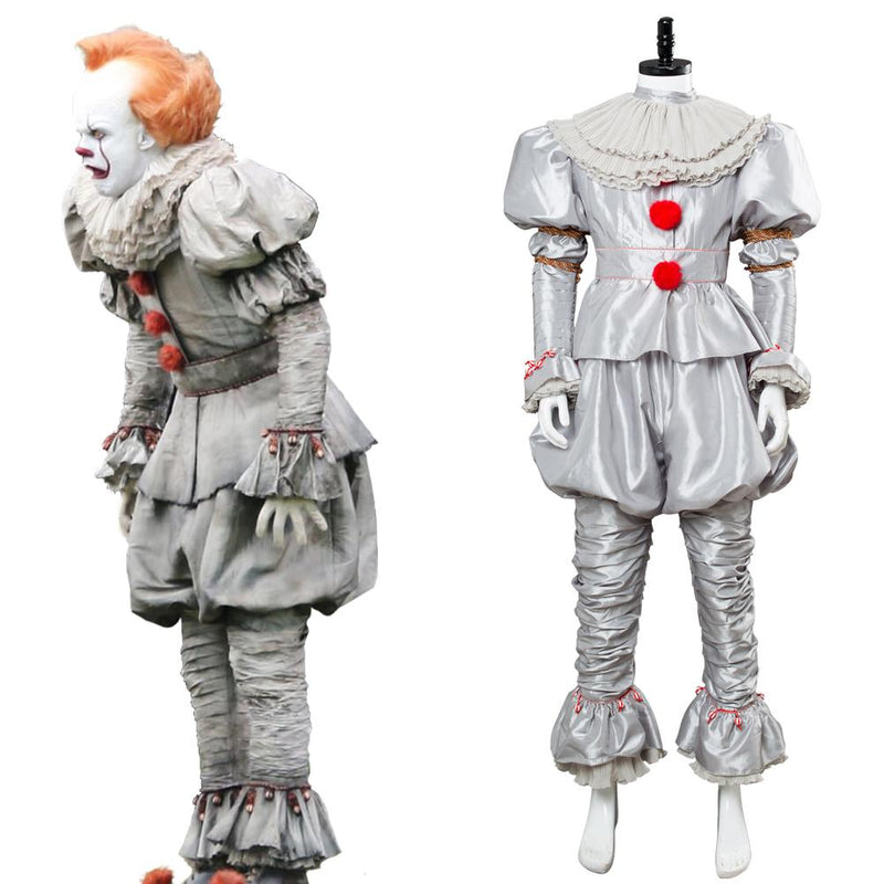 SeeCosplay IT 2 Pennywise Clown Outfit Cosplay Costume Stephen King Adult Men Women