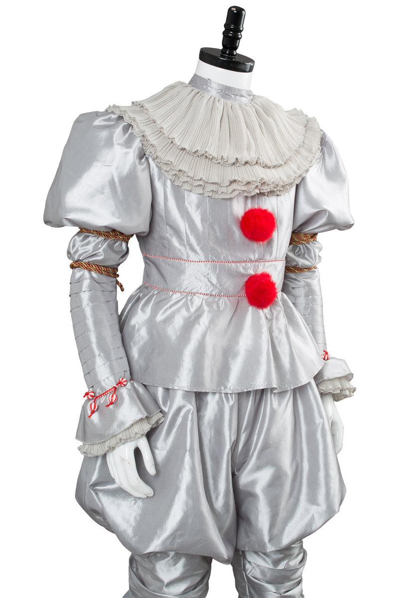 IT 2:Costuem Pennywise Clown Horror Costuem Stephen King Outfit Cosplay Costume Adult Men Women