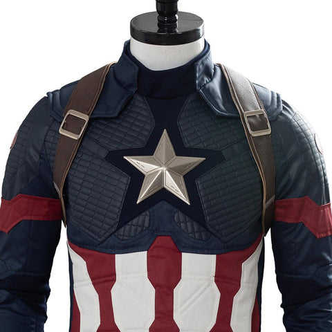 SeeCospaly Avengers 4: Endgame Steve Rogers Captain America Cosplay Costume