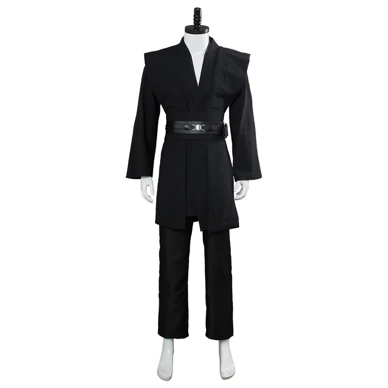 [All Size In Stock] Obi Wan Kenobi Jedi Black Version No Cloak Carnival Halloween Cosplay Suit