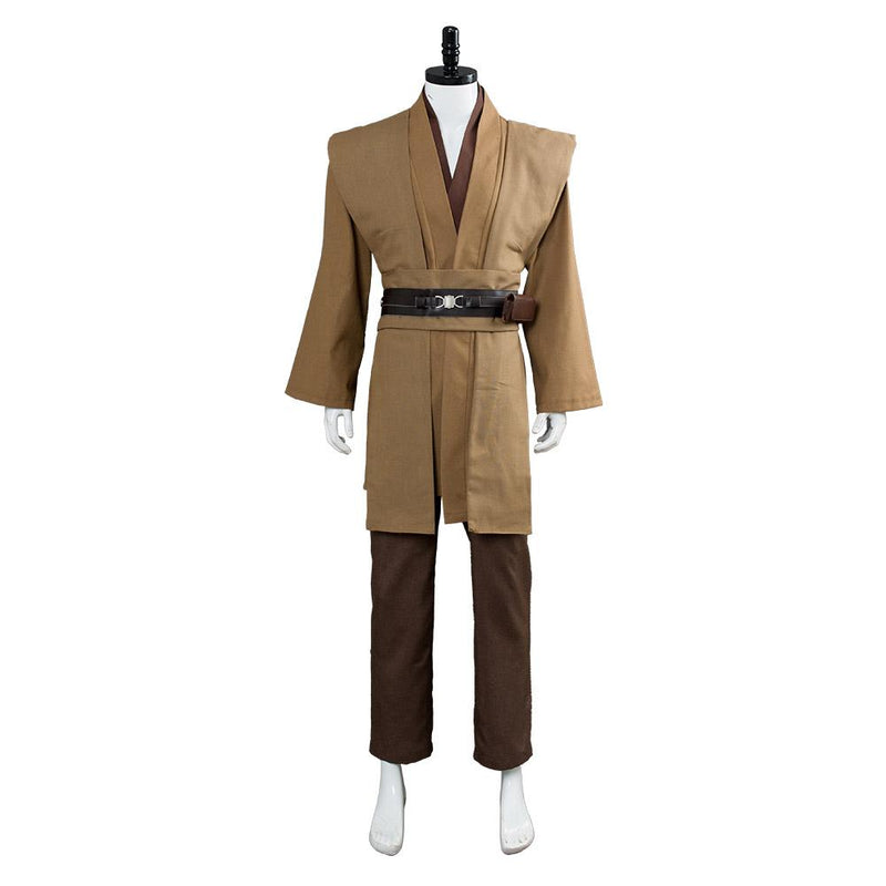 [All Size In Stock] Obi Wan Kenobi Jedi Costume Brown Version No Cloak Carnival Halloween Cosplay Suit